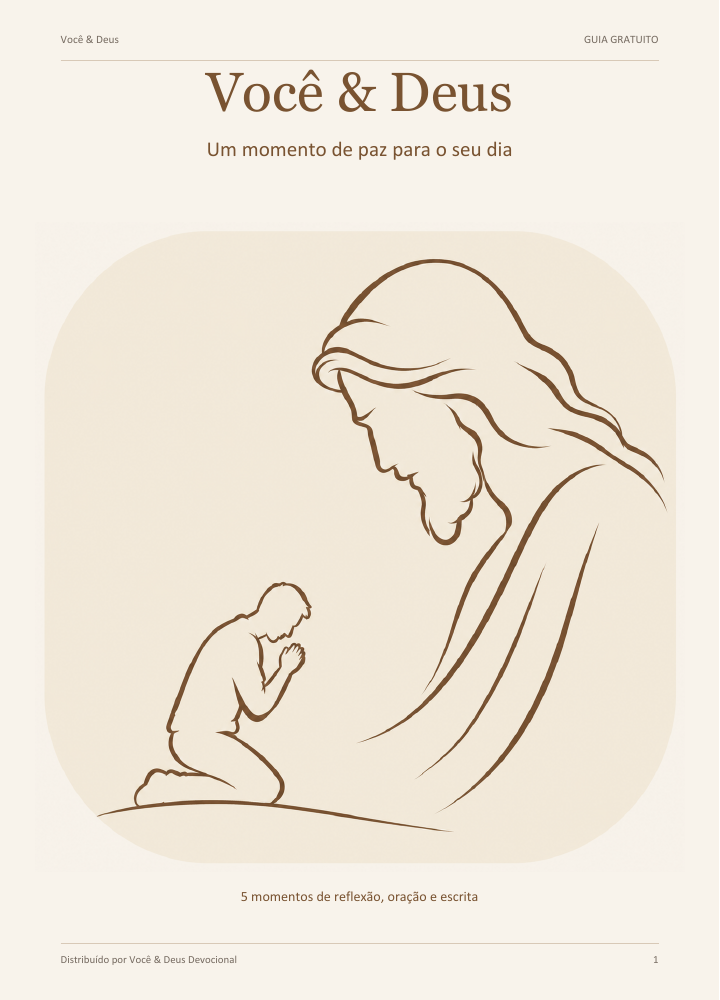Capa do guia Você & Deus: Um momento de paz para o seu dia
